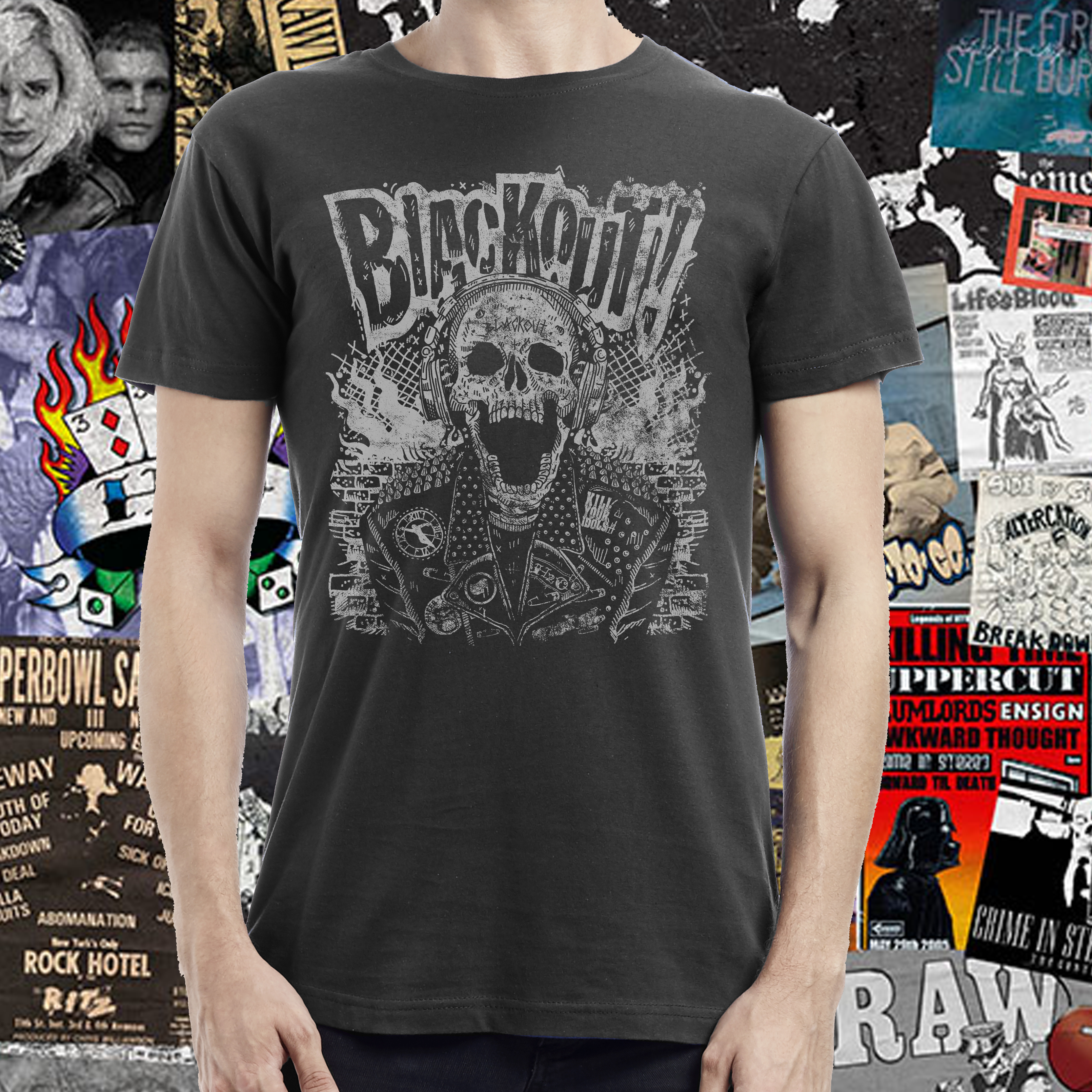 Blackout! Records Label Tee